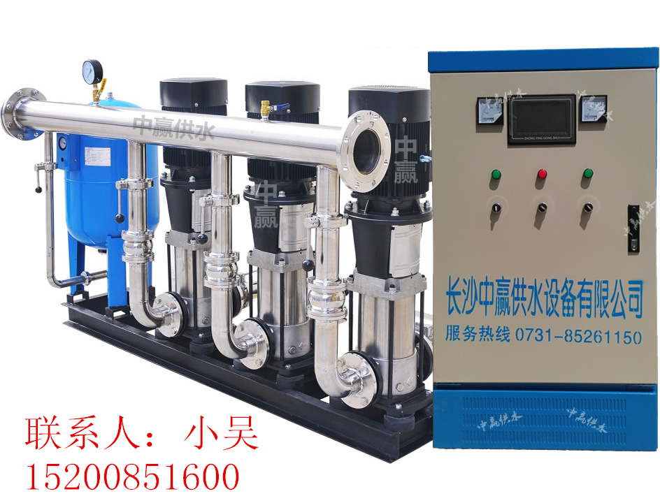 變頻恒壓供水設(shè)備哪家好？中贏供水機(jī)器人焊接代替人大勢(shì)所趨